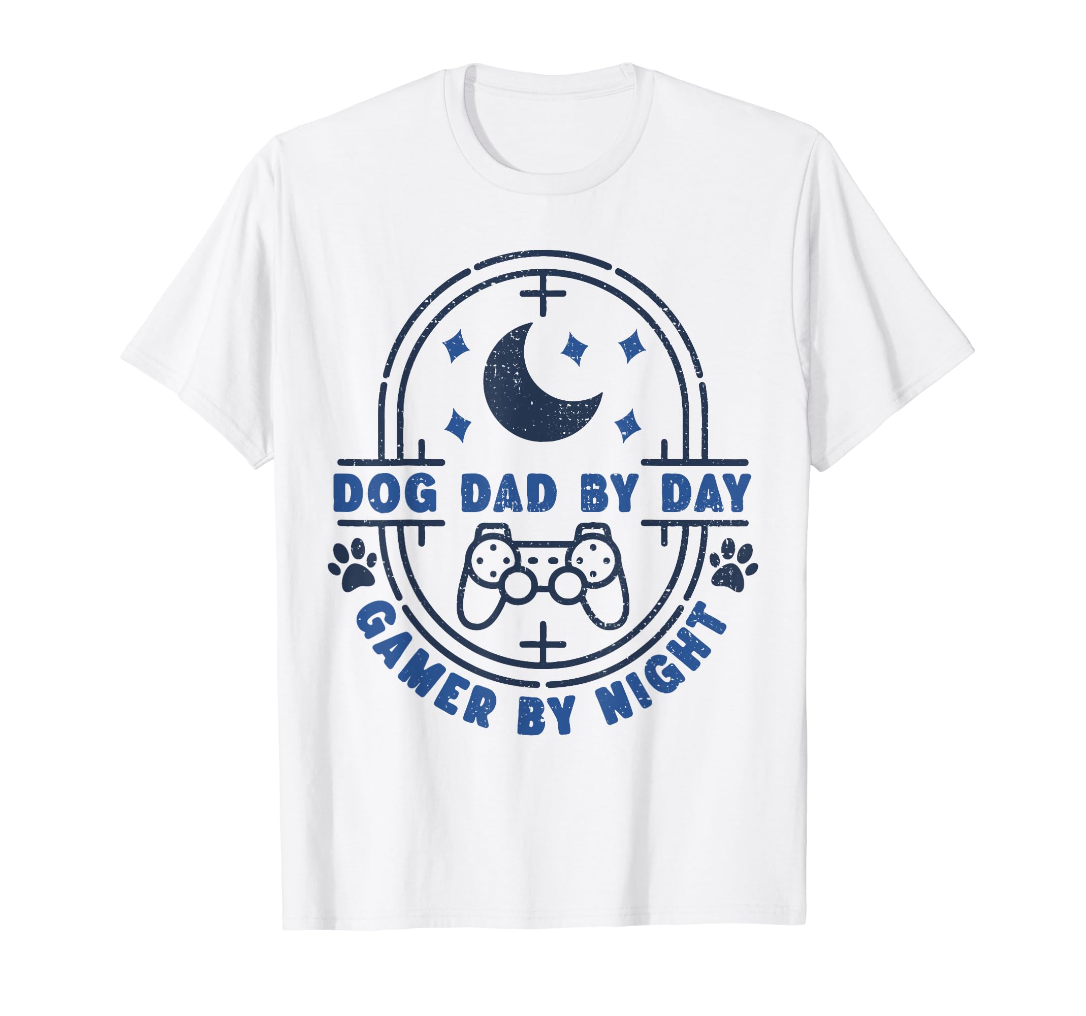 Dog Dad Day Gamer Night Gamepad And T-Shirt - Trendy Graphic Men Women - T-Shirt, Sweatshirt, Hoodie