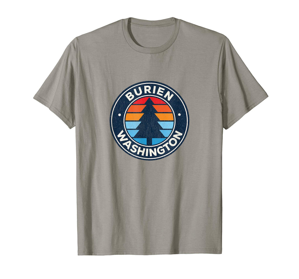 Burien Washington Wa 70S T-Shirt - Fun Novelty Design Men Women - T-Shirt, Sweatshirt, Hoodie