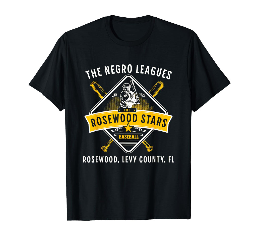 Rosewood Stars 1923 Negro League Baseball T-Shirt - Novelty Apparel Unisex - T-Shirt, Sweatshirt, Hoodie
