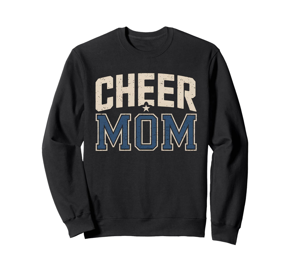Cheer Mom Mother Bow Cheerleader Sweatshirt - Unique Graphic for Adults - T-Shirt, Sweatshirt, Hoodie