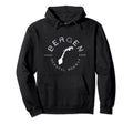 Bergen Norway Norwegian Distressed Hoodie - Unique Graphic Unisex - T-Shirt, Sweatshirt, Hoodie
