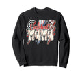 Rerto Baseball Mama Bow Mothers Sweatshirt - Casual Everyday Wear Unisex - T-Shirt, Sweatshirt, Hoodie