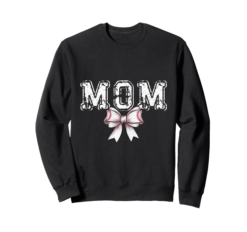 Coquette Baseball Mom Spirit Sweatshirt - Casual Everyday Wear for Adults - T-Shirt, Sweatshirt, Hoodie