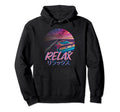 Aesthetic Vaporwave Japanese Relax Hoodie - Trendy Graphic for Adults - T-Shirt, Sweatshirt, Hoodie