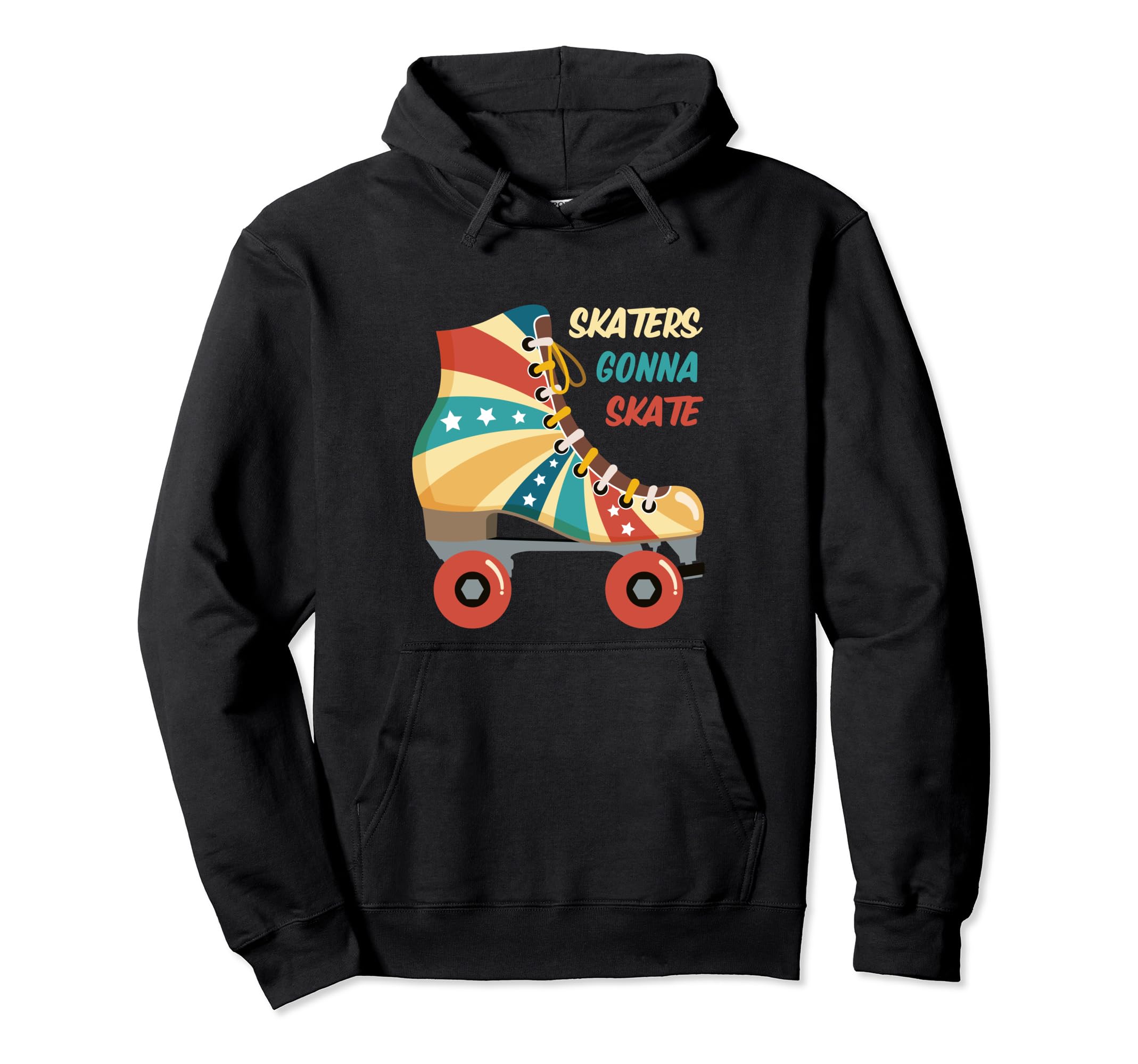 Skaters Gonna Skate Old School Roller Hoodie - Aesthetic Graphic Unisex - T-Shirt, Sweatshirt, Hoodie