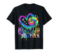 Baseball Brother Heart Tie Dye T-Shirt - Casual Everyday Wear Men Women - T-Shirt, Sweatshirt, Hoodie