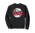 Uncle Proud Baseball Uncle Sweatshirt - Minimalist Print for Adults - T-Shirt, Sweatshirt, Hoodie