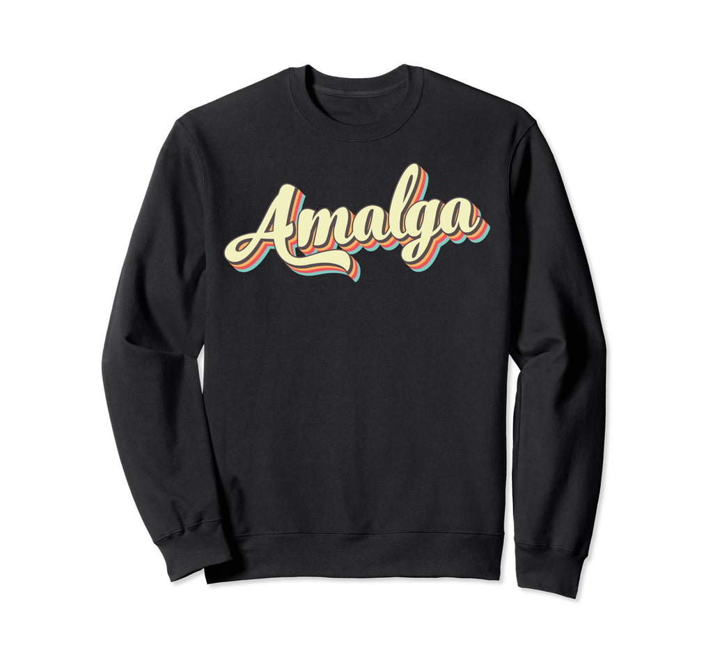 Amalga Art Baseball Font Sweatshirt - Graphic Print Men Women - T-Shirt, Sweatshirt, Hoodie