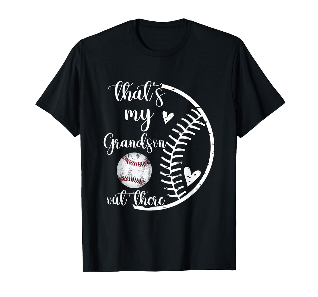 Baseball Grandpa Gift Thats My Grandson T-Shirt - Trendy Graphic Unisex - T-Shirt, Sweatshirt, Hoodie