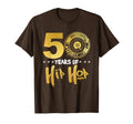 50 Years Hip Hop Vinyl 50Th Anniversary T-Shirt - Graphic Print Unisex - T-Shirt, Sweatshirt, Hoodie