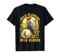 Southern Sunset Cowgirl Wild T-Shirt - Aesthetic Graphic for Adults - T-Shirt, Sweatshirt, Hoodie
