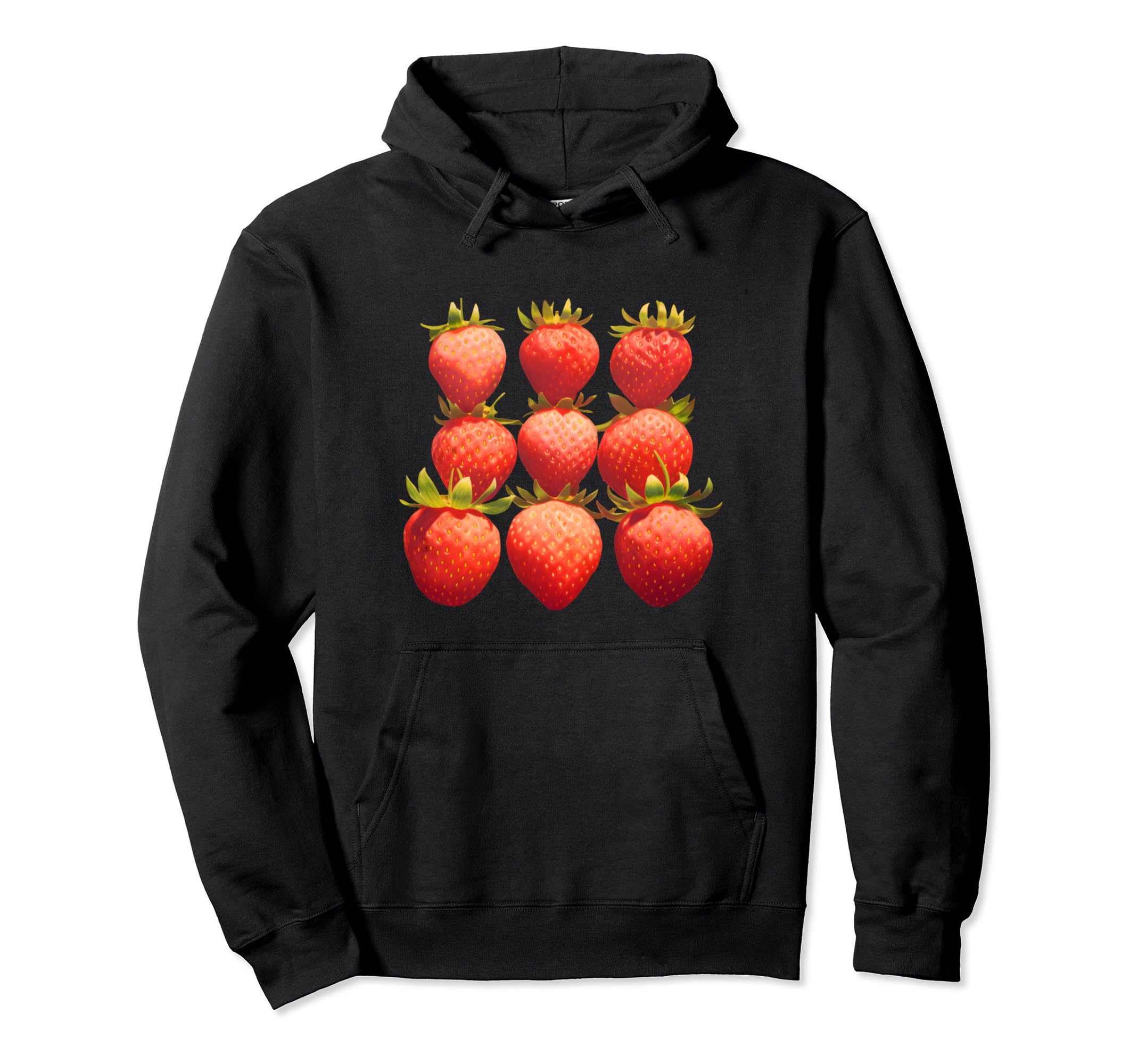 Boho Strawberries Strawberry Lovers Hoodie - Trendy Graphic Men Women - T-Shirt, Sweatshirt, Hoodie