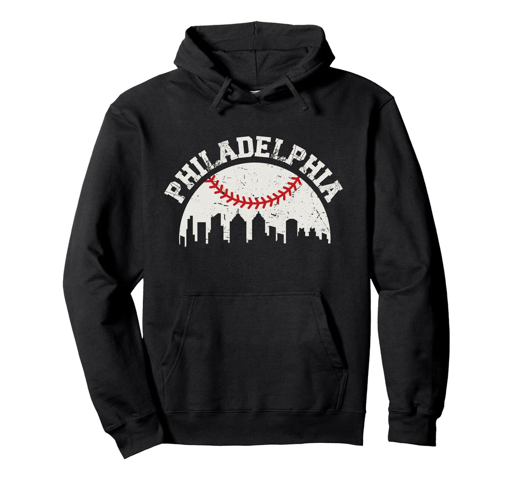 Philadelphia Skyline Philly Cityscape Hoodie - Custom Art Print for Adults - T-Shirt, Sweatshirt, Hoodie