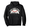 Philadelphia Skyline Philly Cityscape Hoodie - Custom Art Print for Adults - T-Shirt, Sweatshirt, Hoodie
