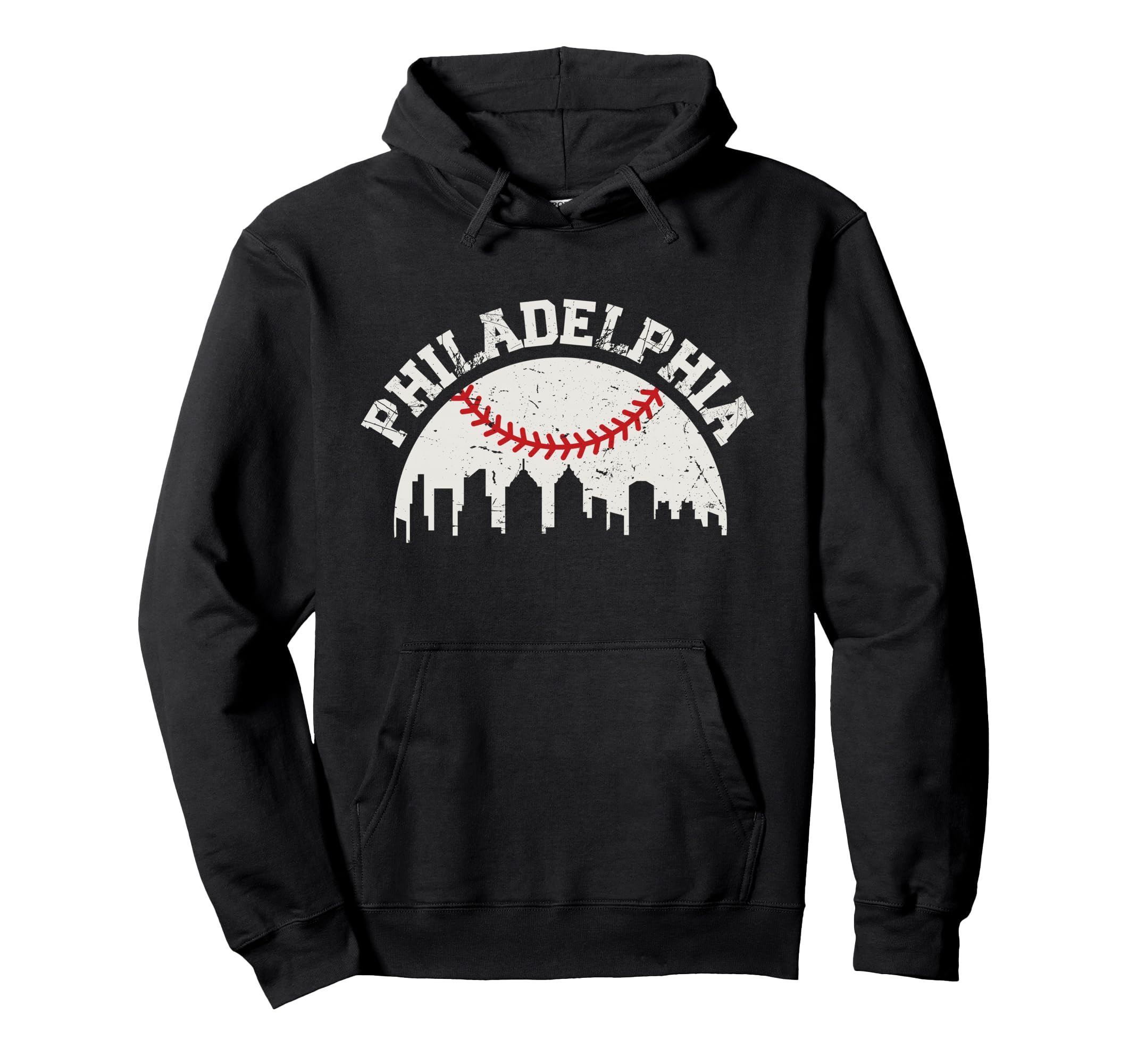 Philadelphia Skyline Philly Cityscape Hoodie - Custom Art Print for Adults - T-Shirt, Sweatshirt, Hoodie