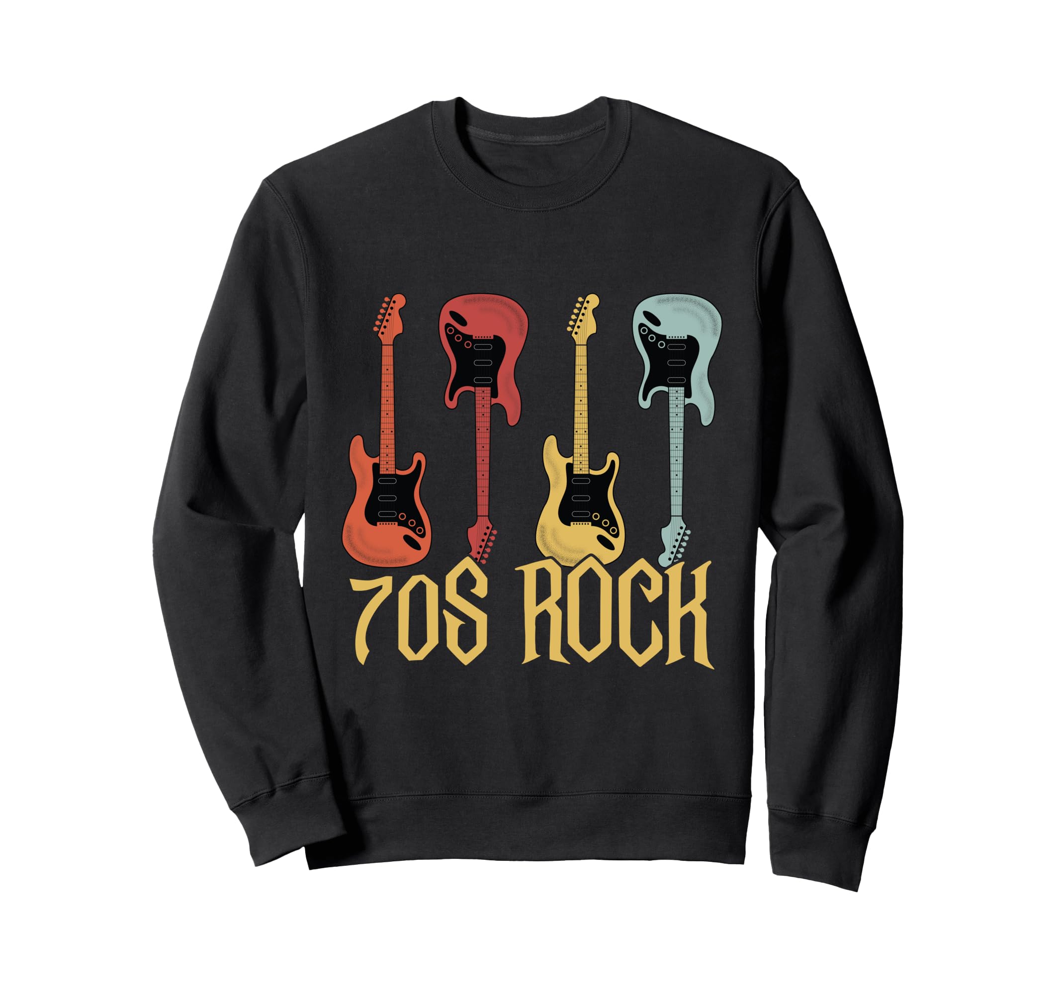 70S Rock Guitar Artist Cassette Sweatshirt - Fun Novelty Design Men Women - T-Shirt, Sweatshirt, Hoodie