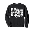 Groovy Boho Hippie Just Who Loves Sweatshirt - Fun Novelty Design Unisex - T-Shirt, Sweatshirt, Hoodie