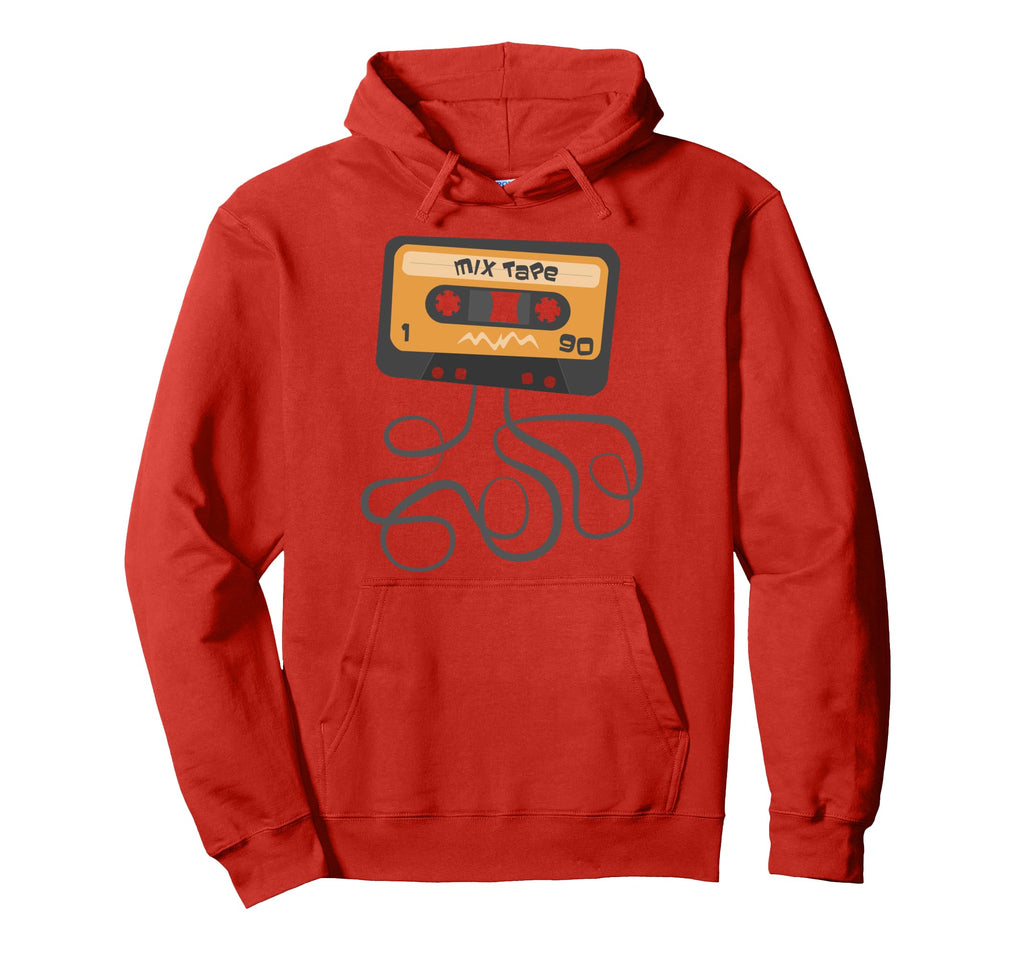Tangled Mix Tape Audio Cassette Hoodie - Casual Everyday Wear Men Women - T-Shirt, Sweatshirt, Hoodie