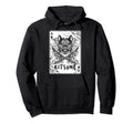 Kitsune Japanese Oni Mask Demon Hoodie - Casual Everyday Wear Men Women - T-Shirt, Sweatshirt, Hoodie