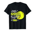 Little Sister Biggest Fan Softball T-Shirt - Streetwear Style for Adults - T-Shirt, Sweatshirt, Hoodie
