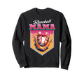 Baseball Mama Ice Cream Drip Sweatshirt - Fun Novelty Design for Adults - T-Shirt, Sweatshirt, Hoodie