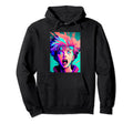 Expression Japanese Vaporwave Hoodie - Casual Everyday Wear Men Women - T-Shirt, Sweatshirt, Hoodie