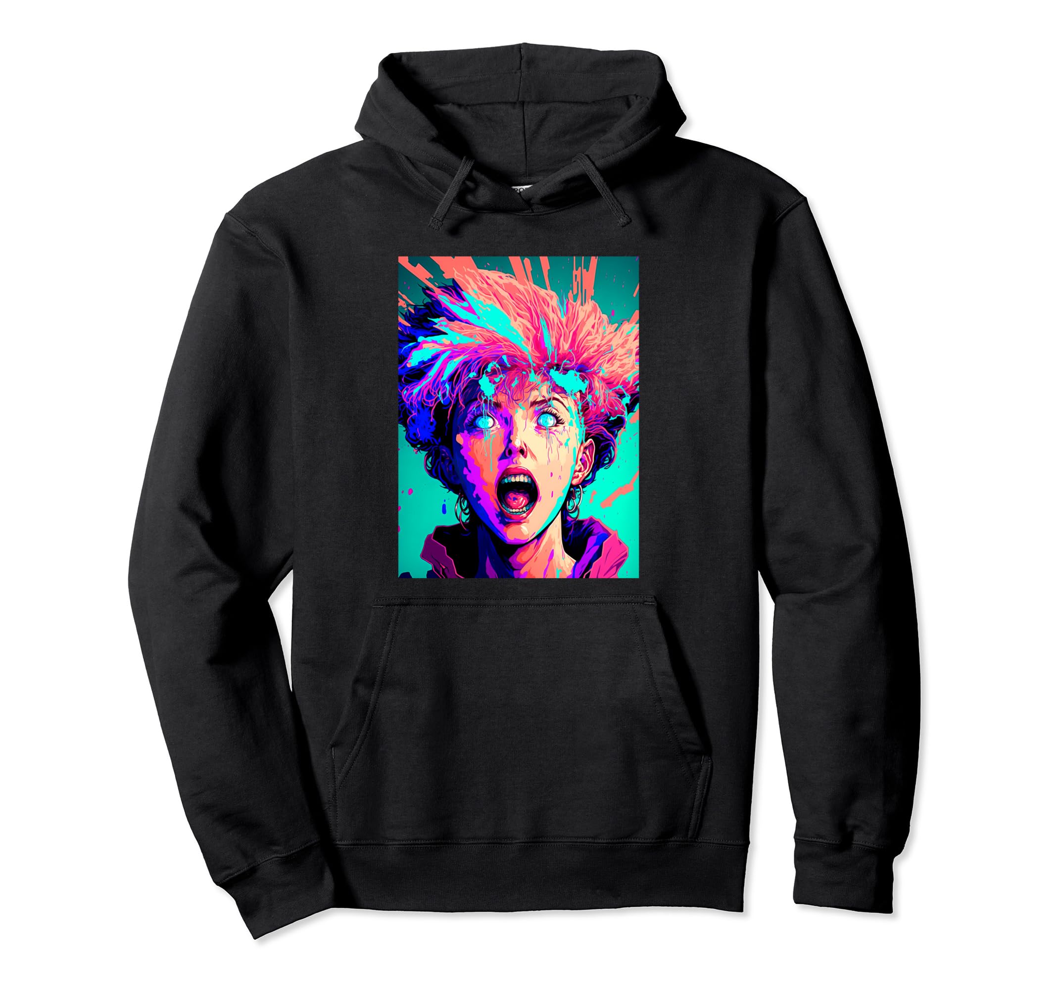 Expression Japanese Vaporwave Hoodie - Casual Everyday Wear Men Women - T-Shirt, Sweatshirt, Hoodie