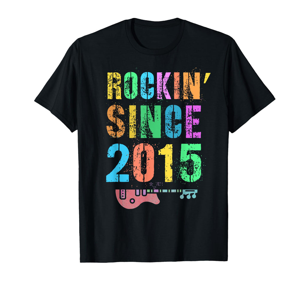 Rockin Since 2015 Rockstar 8Th Birthday 8 T-Shirt - Streetwear Style Unisex - T-Shirt, Sweatshirt, Hoodie