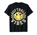 Softball Vibes Coquette Softball Game Day T-Shirt - Unique Graphic Unisex - T-Shirt, Sweatshirt, Hoodie