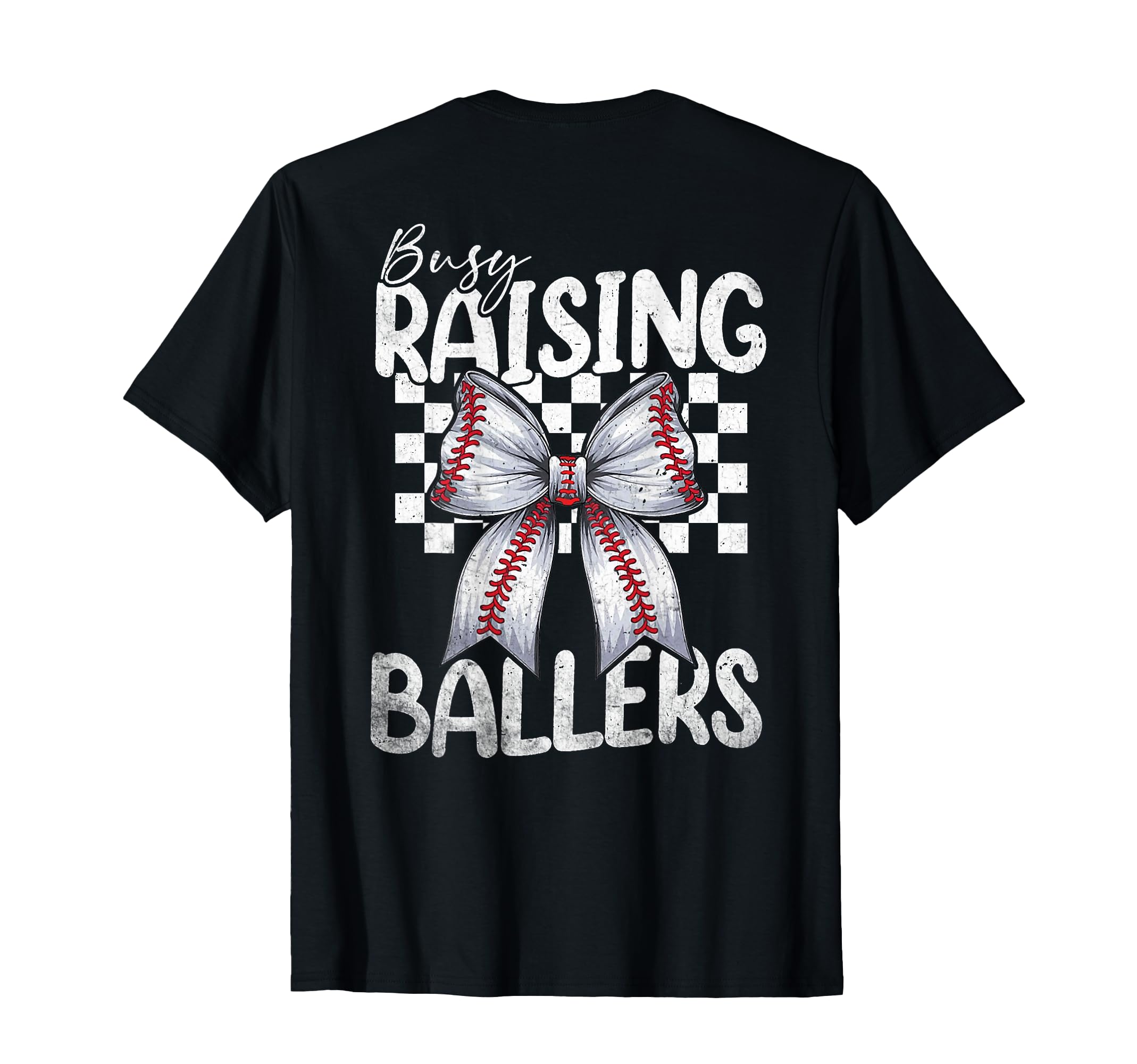 Busy Raising Ballers Baseball Mom T-Shirt - Aesthetic Graphic Unisex - T-Shirt, Sweatshirt, Hoodie