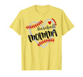 Personalized Baseball Heart Momma T-Shirt - Custom Art Print Men Women - T-Shirt, Sweatshirt, Hoodie