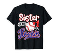 Sister Rookie 1St Baseball Birthday T-Shirt - Minimalist Print Men Women - T-Shirt, Sweatshirt, Hoodie