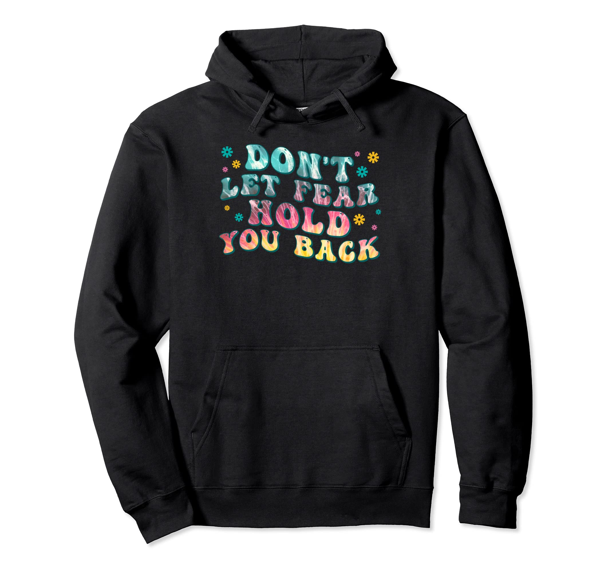 Tie Dye Groovy Hippie Positive Hoodie - Unique Graphic for Adults - T-Shirt, Sweatshirt, Hoodie
