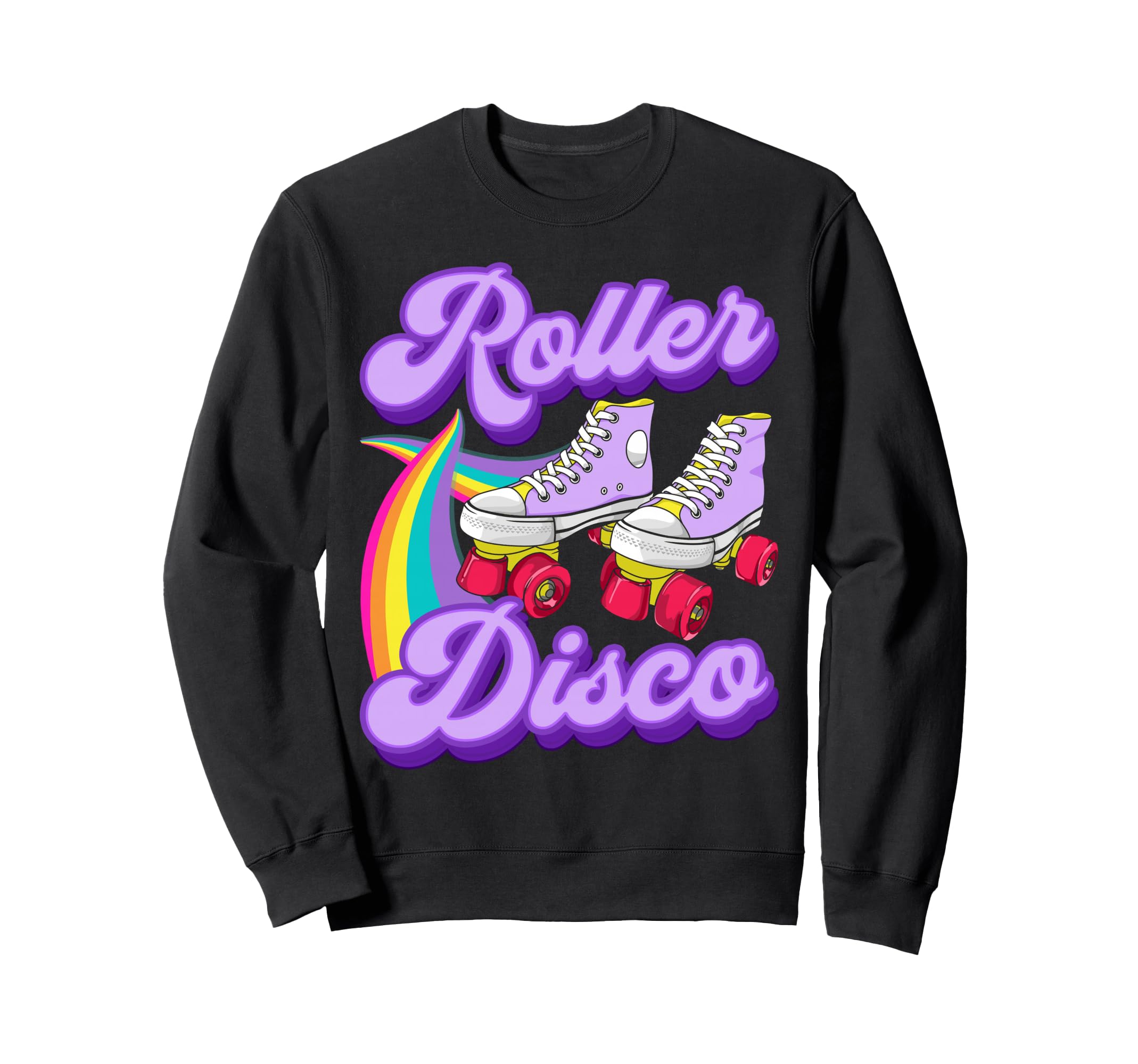 Roller Skating Skate 1970S Roller Sweatshirt - Custom Art Print for Adults - T-Shirt, Sweatshirt, Hoodie
