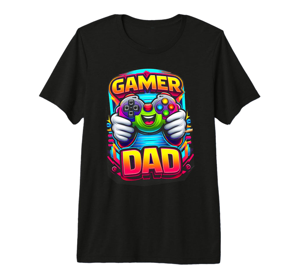 Gamer Dad Game Controller Gaming T-Shirt - Aesthetic Graphic Men Women - T-Shirt, Sweatshirt, Hoodie