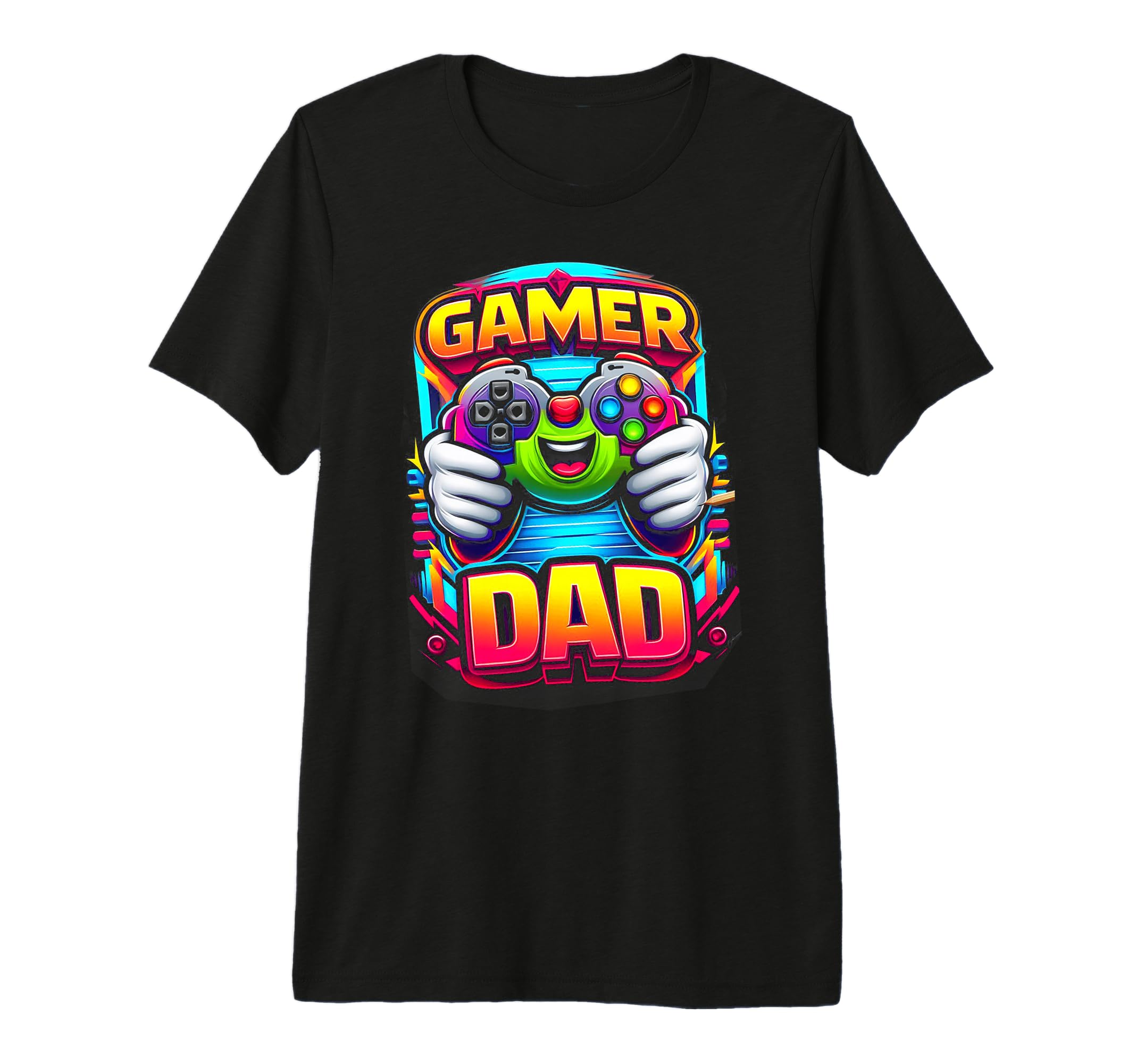 Gamer Dad Game Controller Gaming T-Shirt - Aesthetic Graphic Men Women - T-Shirt, Sweatshirt, Hoodie