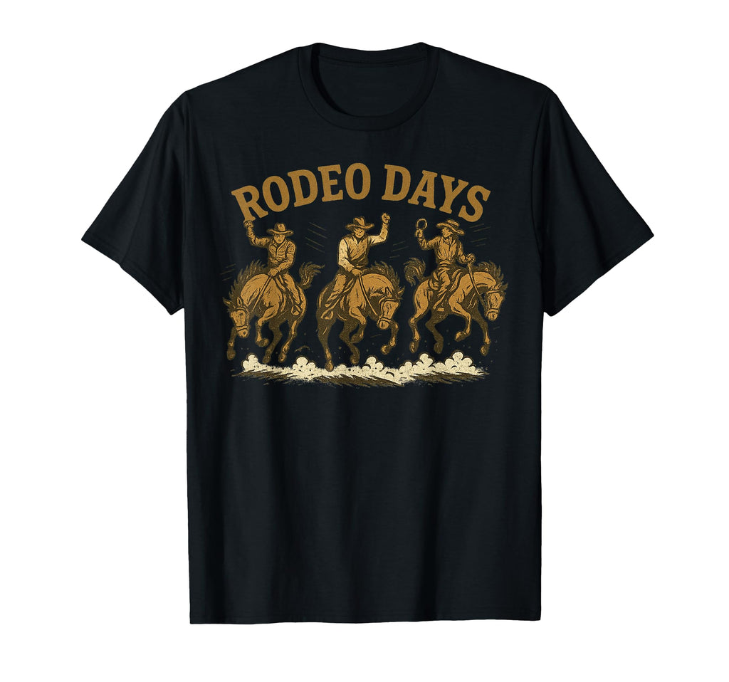 Rodeo Days Cowboys Western T-Shirt - Casual Everyday Wear Unisex - T-Shirt, Sweatshirt, Hoodie