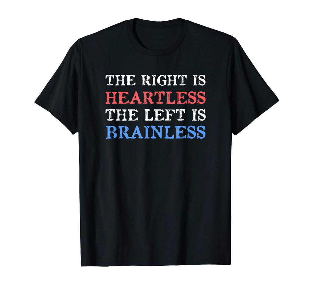 Distressed Libertarian Heartless And Hoodie - Unique Graphic Unisex - T-Shirt, Sweatshirt, Hoodie