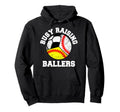 Busy Raising Ballers Funny Baseball Hoodie - Streetwear Style Men Women - T-Shirt, Sweatshirt, Hoodie