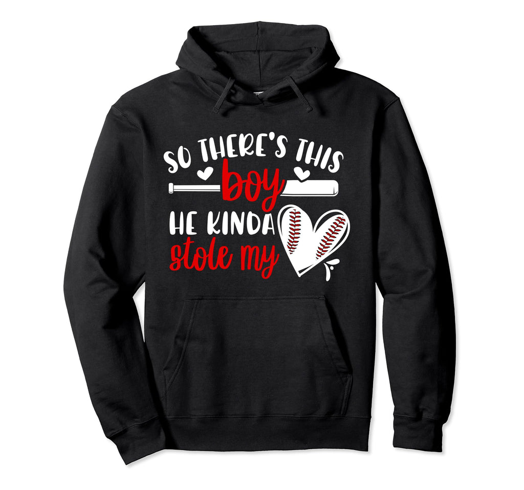 He Stole My Heart Baseball Girlfriend Hoodie - Aesthetic Graphic Men Women - T-Shirt, Sweatshirt, Hoodie