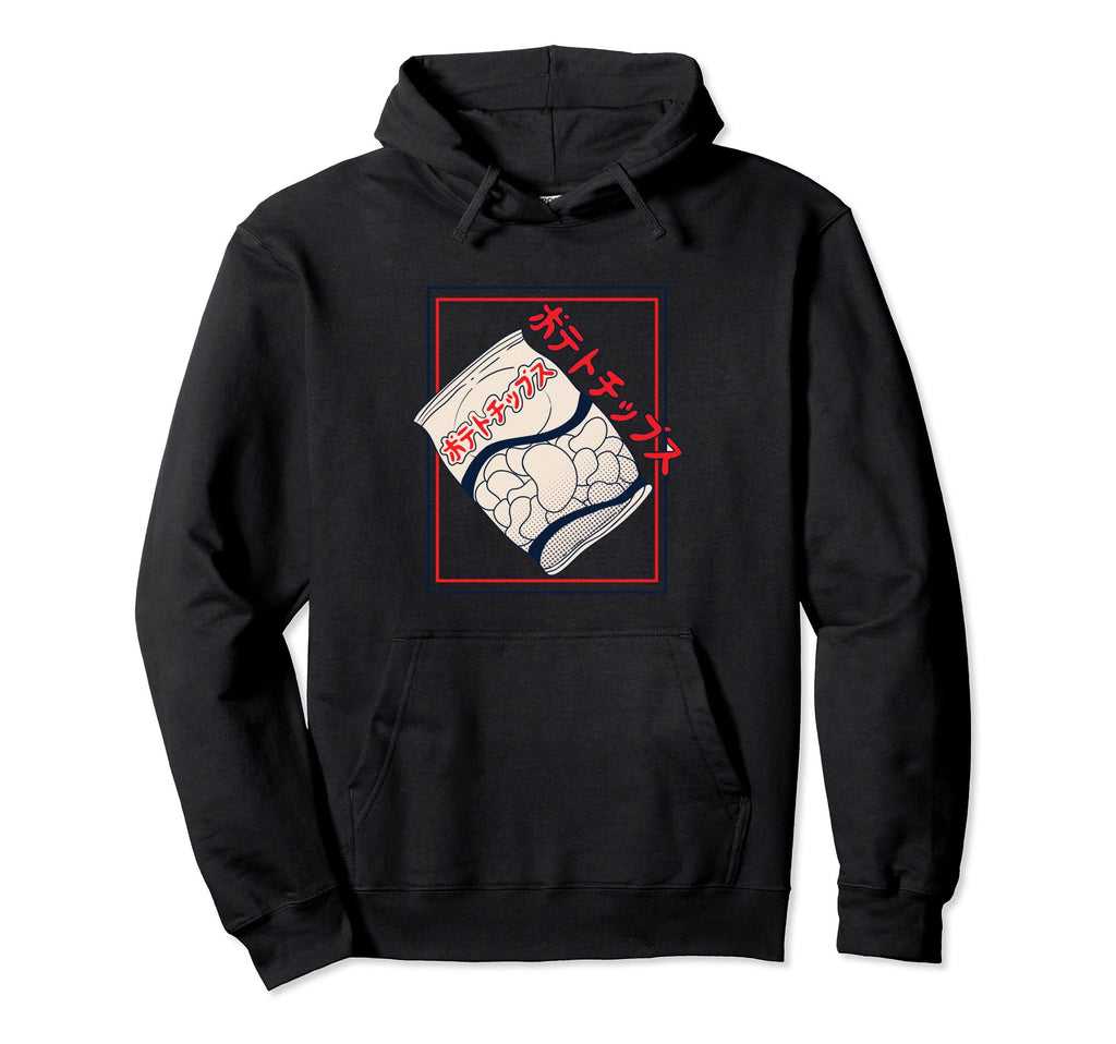 Japanese Chips Harajuku Vaporwave Hoodie - Casual Everyday Wear Unisex - T-Shirt, Sweatshirt, Hoodie