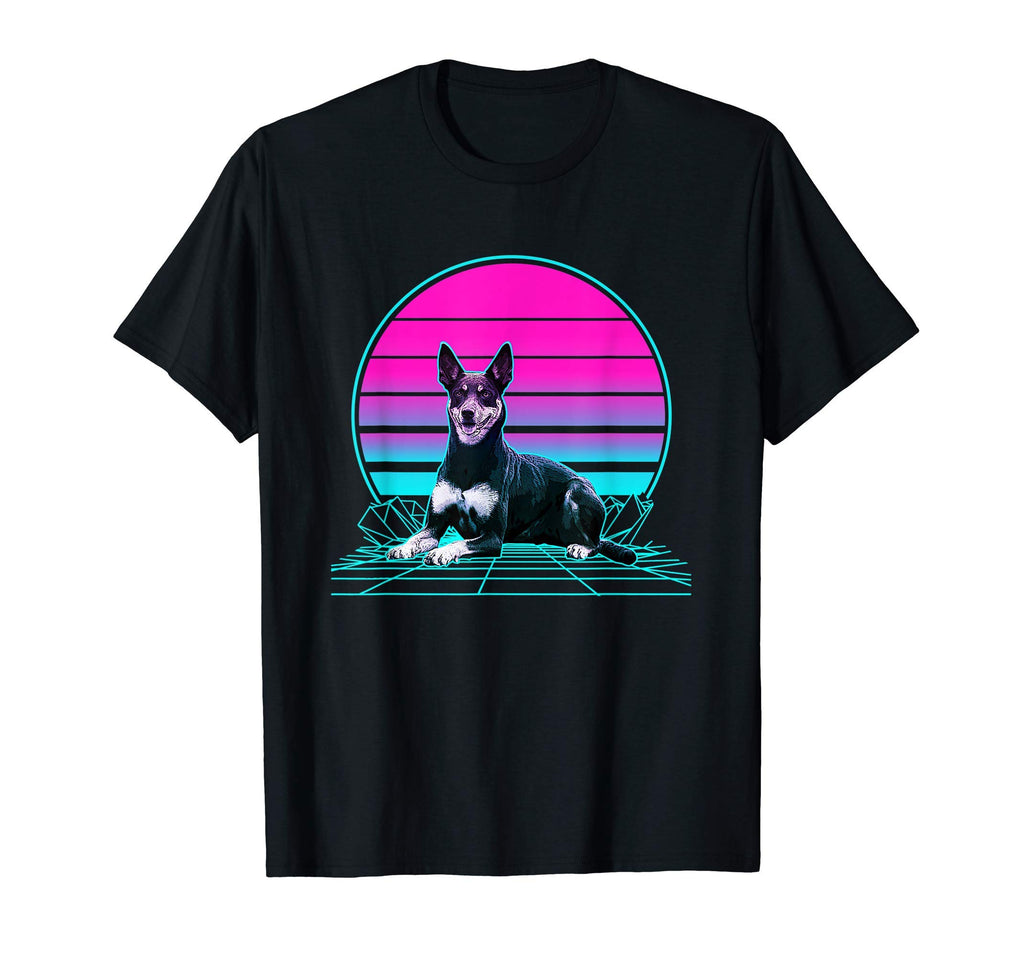 Sunset Australian Kelpie T-Shirt - Minimalist Print Men Women - T-Shirt, Sweatshirt, Hoodie