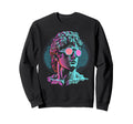 Greek Statue Vaporwave Retrowave Sweatshirt - Streetwear Style Unisex - T-Shirt, Sweatshirt, Hoodie
