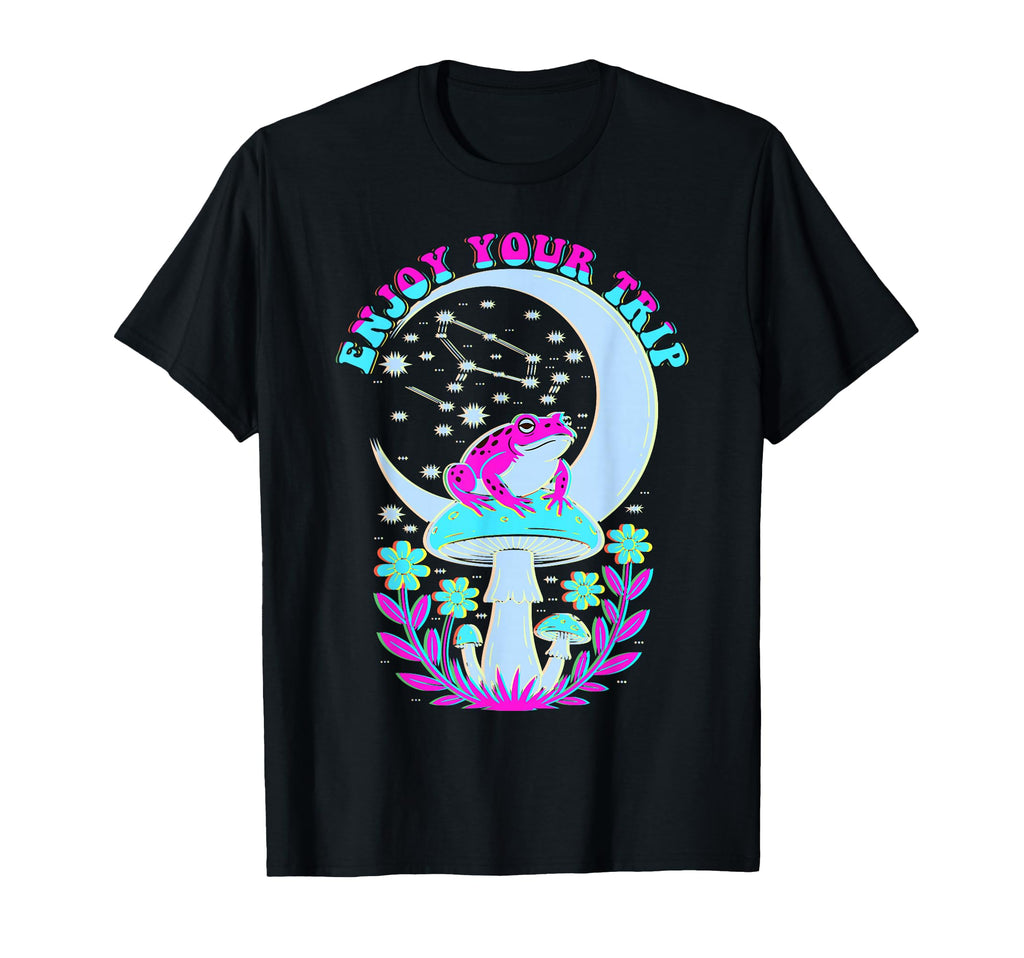 Enjoy Mushrooms Trip Psychedelic T-Shirt - Trendy Graphic for Adults - T-Shirt, Sweatshirt, Hoodie