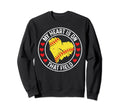 My Heart Is That Field Baseball Sweatshirt - Unique Graphic Unisex - T-Shirt, Sweatshirt, Hoodie