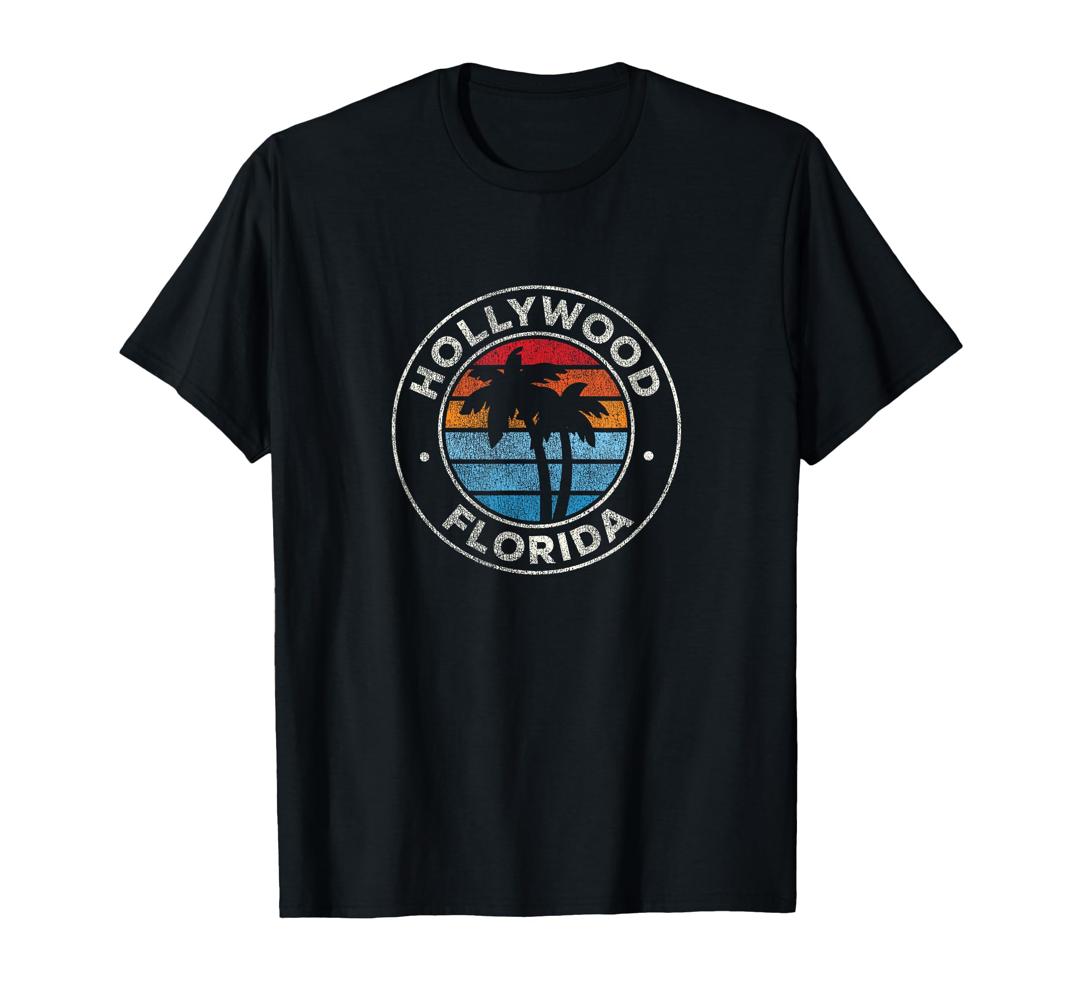Hollywood Florida Fl 70S T-Shirt - Casual Everyday Wear Unisex - T-Shirt, Sweatshirt, Hoodie