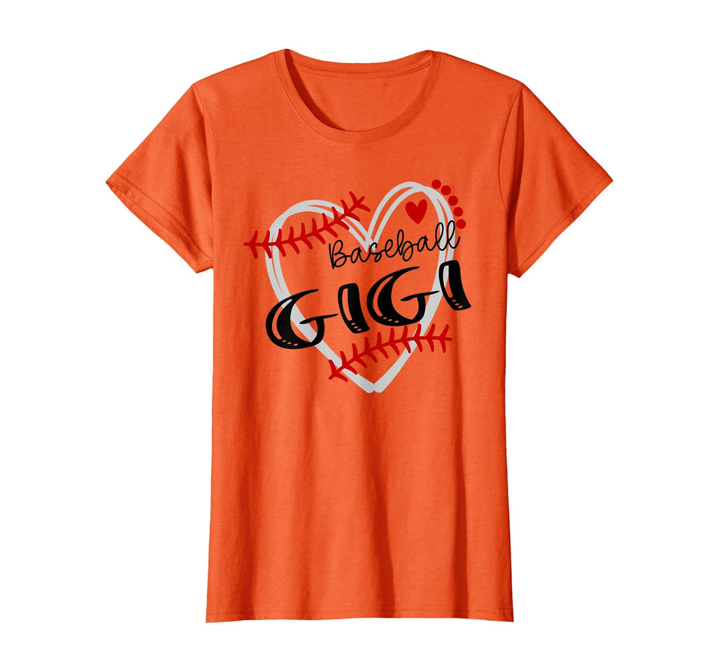 Personalized Baseball Heart Gigi Baseball T-Shirt - Custom Art Print Unisex - T-Shirt, Sweatshirt, Hoodie