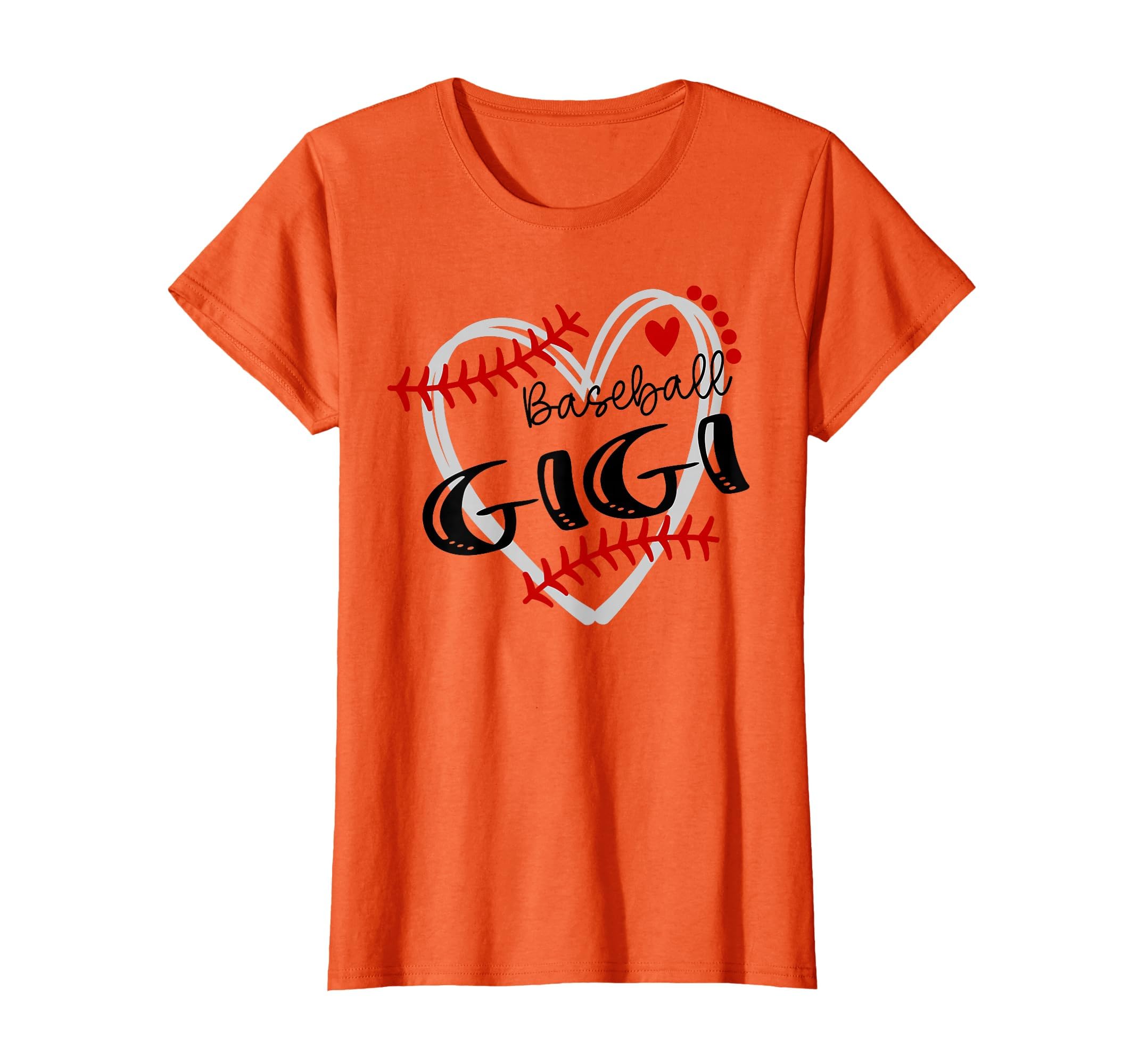 Personalized Baseball Heart Gigi Baseball T-Shirt - Custom Art Print Unisex - T-Shirt, Sweatshirt, Hoodie