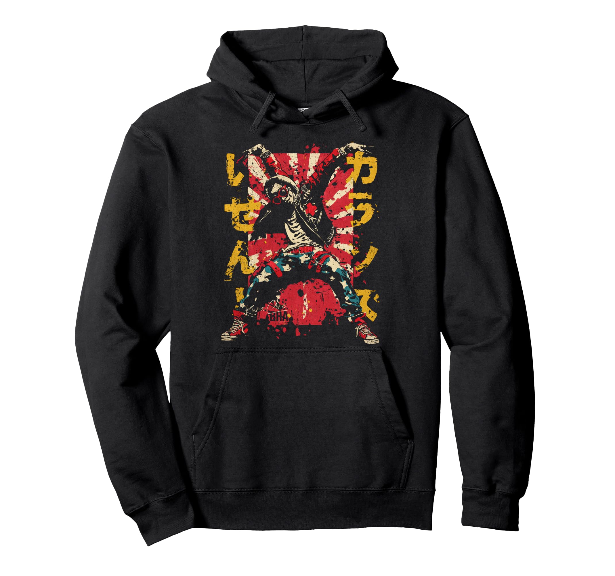 Japanese Streetwear Cyberpunk Y2K Hoodie - Graphic Print for Adults - T-Shirt, Sweatshirt, Hoodie