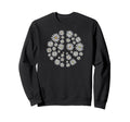 Spring Daisy Flower Power Peace Sign Sweatshirt - Novelty Apparel Unisex - T-Shirt, Sweatshirt, Hoodie